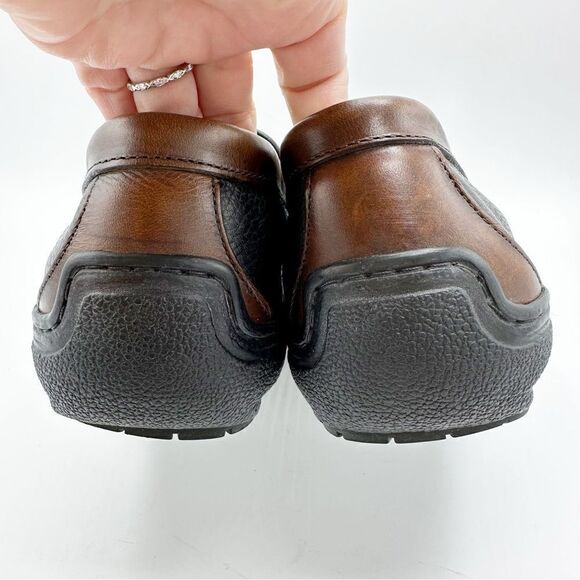 Footjoy‎ Club Casual Brown/Black Pebbled Leather Driving Moc Men's Size 12 C - Picture 6 of 15
